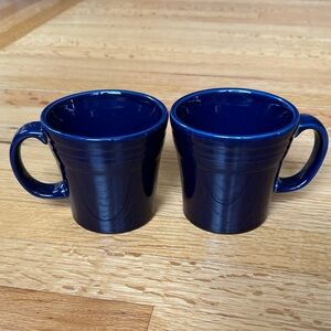 Fiesta brand Navy Blue 15 oz Tapered Mugs - Made in USA